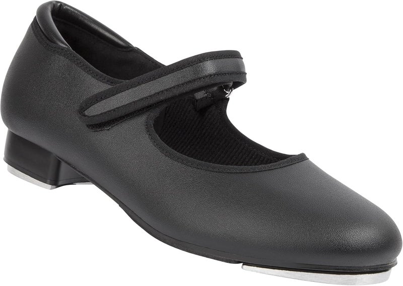 Linodes PU Leather Easy Strap Tap Shoe Dance Shoes for Women and Men's Mary Jane Dance Flat - Image 4